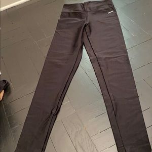 Track and field black leggings